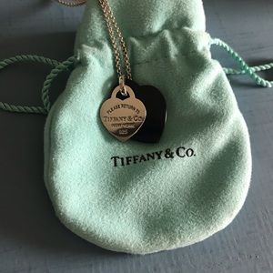 Tiffany double heart necklace
